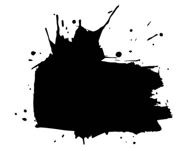 Grunge mürekkep lekesi arkaplanı çizgiler, sıçramalar, lekeler, noktalar, çizgiler. Tabaklar dolusu boya, suluboya lekesi. Kartpostal, pankart, poster tasarımı için dokuyu kullanın. İzole edilmiş.