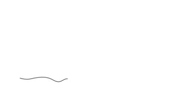 Üçlü anahtar bir çizgi sanat animasyonu, el çizimi aralıksız çizim hareketi. Sanatsal yaratıcı konsept, minimalist video-.4k kendini çizen film