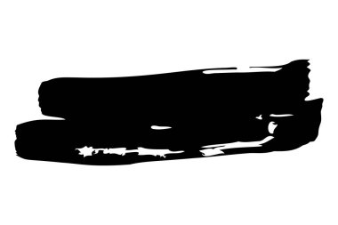 Grunge arkaplan, fırça darbeleri. Soyut imdat mürekkebi dokusu. El çizimi guaj boyası şeridi, pürüzlü ve itiş kakış. Tasarım için sanat öğesi. Vektör