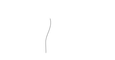 Kalp ile bir çizgi sanat animasyonu, aşk konsepti sürekli konsept hareket, el çizimi Sevgililer Günü videosu. Romantizm, nişan ve evlilik dekorasyon.