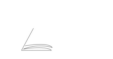 Soru bir satırlık sanat animasyonu, el çizimi sorgu işareti sürekli çizim hareketi. SSS konseptini sorgula, edebiyatta cevap bul. Eğitim taslak 45 'lik kendi kendine çizim filmi eğitimi