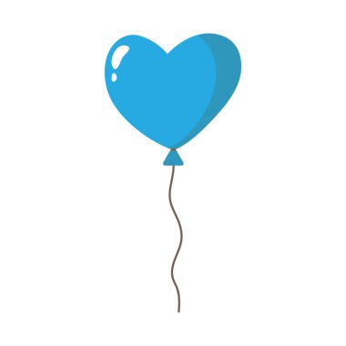 İple şekillendirilmiş balon kalp, Sevgililer Günü partisi için dekoratif hava dolu kutlama tasarımı, doğum günü şenlik sembolü, romantik tatil yıldönümü tasarımları.