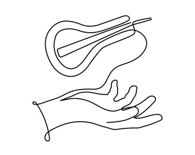 El ele tutuşan Yahudi arpı müzik konsepti bir çizgi sanat, elde çizilmiş sazlık enstrümanı sürekli sınır çiziyor. Yankılanan ark kamışı kuru mba melodisi minimalist sembolü özetliyor. Düzenlenebilir