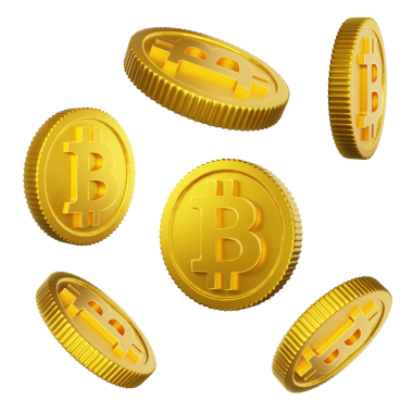 Altın bitcoin kripto madeni para 