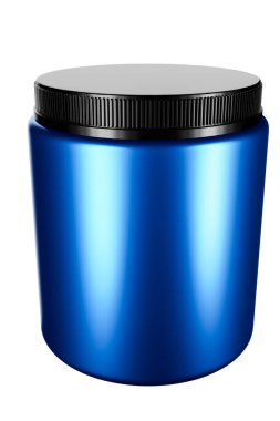 Marka etiketi takmak için boş paslanmaz çelik paket test paketi tasarımcısı için ön görünüm. 3d rengarenk arkaplan