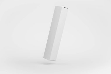 Boş kozmetik paketler, şişeler ve kutular. Paket tasarımı için tasarlanmış herhangi bir etiket olmadan 3B biçimlendirici.