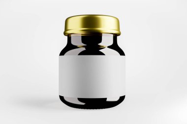 Boş kozmetik paketler, şişeler ve kutular. Paket tasarımı için tasarlanmış herhangi bir etiket olmadan 3B biçimlendirici.