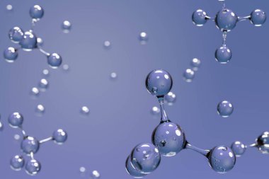 Kristal Net 3D Moleküler Yapı Bilimsel Görselleştirme Fütüristik Kimya Tasarımı 3D