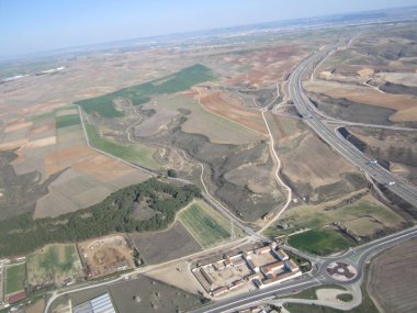 Barselona şehrinin manzarası