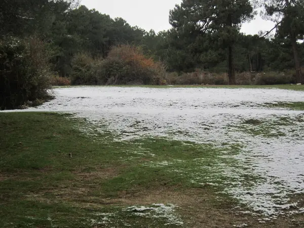 Segovia, İspanya. Lluvia ve invierno.