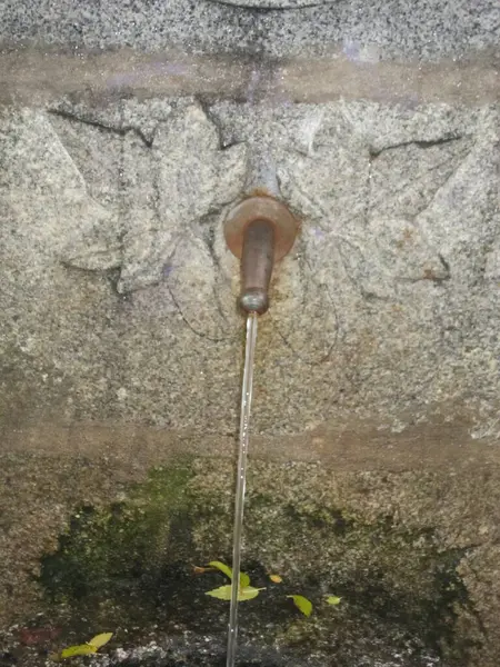 Segovia, İspanya. Invierno y lluvia.