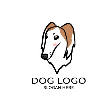 Afgan av köpeği logosu vektör çizimi