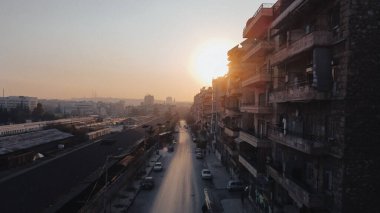 Halep, Suriye 'nin havadan görünüşü. Esad rejimi ve muhalefet arasında savaş. Suriye, 2 Aralık 2024