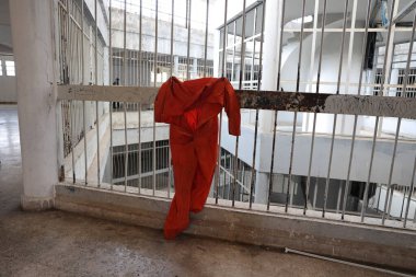 Saidnaya prison where thousands of Syrians were killed under torture. Torture in prisons. Syria December 12, 2024 clipart