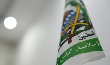 Orta Doğu çatışması, Filistin bayrağında Hamas.