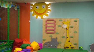 A place to play with children. Education center. High quality FullHD footage