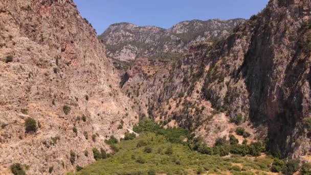 Dolina Motyla Dystrykcie Fethiye Prowincji Mugla Południowo Zachodniej Turcji Której — Wideo stockowe