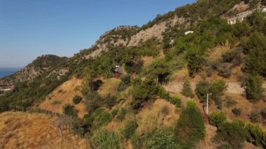 Aerial view on Oludeniz in Fethiye. High quality FullHD footage