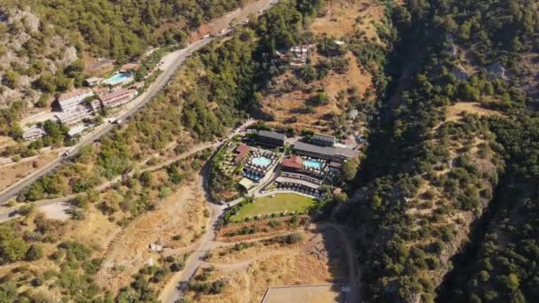 Aerial View Hotel Oludeniz Turkey High Quality Fullhd Footage — 图库视频影像