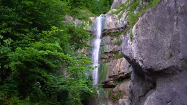 Waldbachstrub Wasserfall Áustria Perto Hallstatt Imagens Vídeo Stock Imagens Alta — Vídeo de Stock