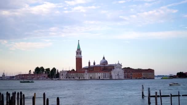 San Marco Tér Szent Márk Campanile Doges Palota Palazzo Ducale — Stock videók