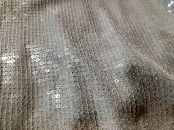 Pullu Gri Kumaş Arkaplan Tasarımı Fotoğrafçılık Tekstil Kumaş Şablonu Modern — Stok fotoğraf