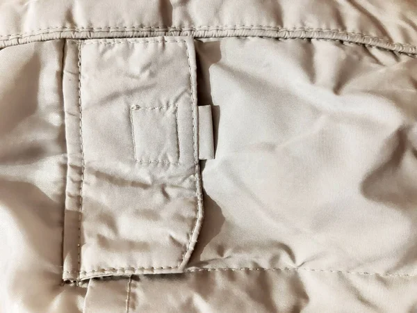 Gri Şablon Toka Cep Ceket Arkaplan Tasarımı Fotoğrafçılık Tekstil Kumaş — Stok fotoğraf