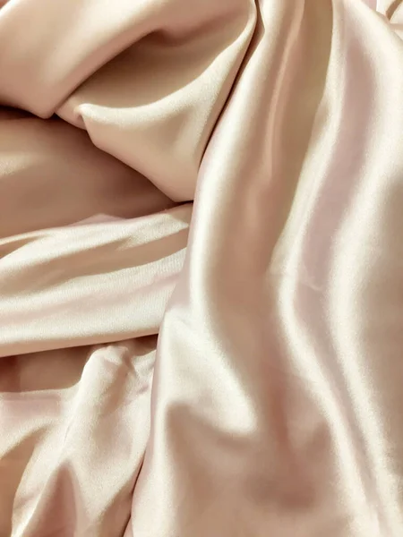 Сатин Натуральна Шовкова Поверхня Білизна Жіночий Одяг Дизайн Тла Фотографія — стокове фото