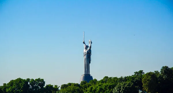 Pátria Estátua Monumental Kiev Capital Ucrânia — Fotografia de Stock