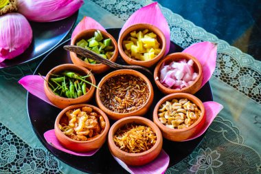 Miang kham Tayland yemeği.