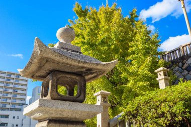 Lantern of Itsukushima Shrine on Miyajima, Hiroshima Prefecture, Japan clipart