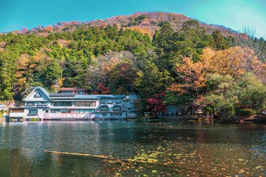 Kitakyushu, Japonya 'da Klasik Mimariyle Sahne Rıhtımı Görünümü