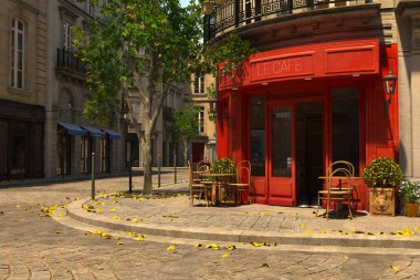 3D, hayali bir Paris kentsel caddesinden uyarlanmıştır..