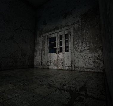 3 Boyutlu Ürkütücü Terkedilmiş Bina 