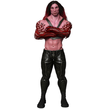 Saydam arkaplanda 3 boyutlu izole edilmiş erkek uzaylı.