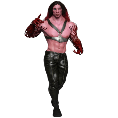 Saydam arkaplanda 3 boyutlu izole edilmiş erkek uzaylı.