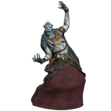 3 boyutlu, saydam arkaplanda izole edilmiş fantezi mumya karakteri