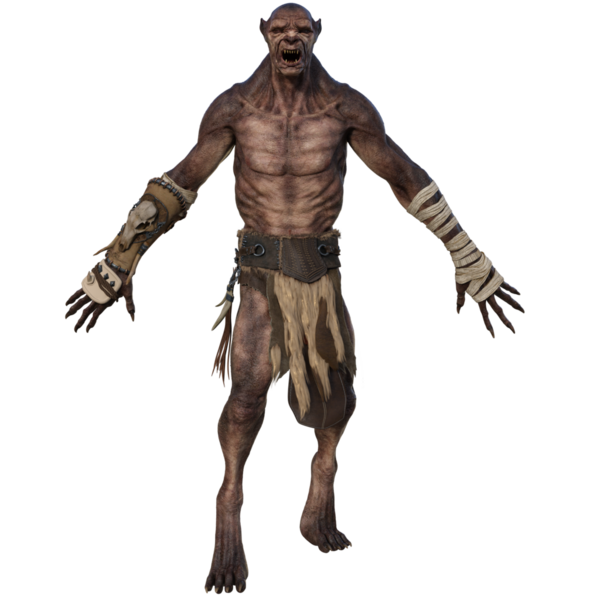 Saydam arkaplanda izole edilmiş 3 boyutlu fantezi canavarı.