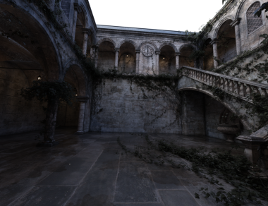 3D, Roma malikanesini şeffaf arkaplan üzerine izole edilmiş bir zemin haline getirdi