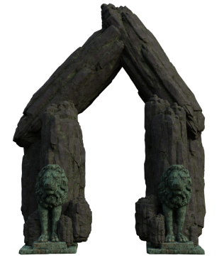 Saydam arkaplanda 3 boyutlu izole edilmiş fantezi