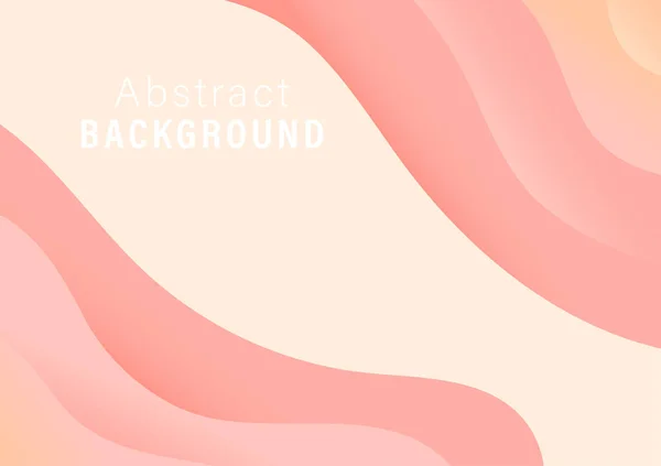 Abstract Gradient Background Pink Yellow Gradient Color Vintage Wave Vector — Stock Vector