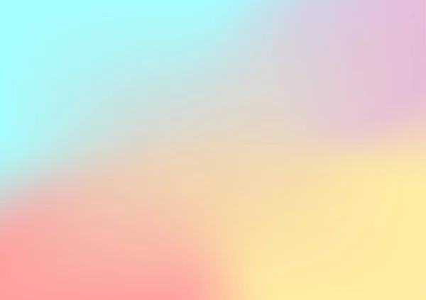 Abstrakt Suddig Bakgrund Färgglada Pastell Gradient Vektor Illustration Mall För — Stock vektor