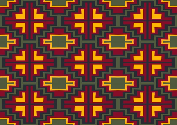 Abstrakte Nahtlose Muster Hintergrund Rote Gelbe Und Grüne Farben Geometrische — Stockvektor