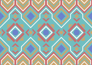 soyut kabilesiz desen, geometrik şekil arkaplan, sarı, yeşil ve mavi pastel renkler, duvar kâğıdı, giysi, halı, ambalaj, kumaş, tekstil desenleri