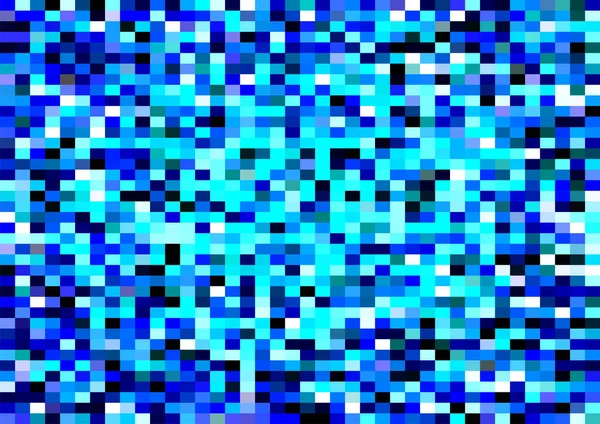 Modèle Abstrait Pixels Petites Formes Géométriques Fond Mosaïque Dégradé Couleur — Image vectorielle