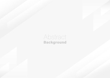 afiş afişi için beyaz arkaplan vektör illüstrasyonunda soyut fütürist gri çizgi