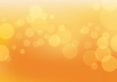 Bokeh ışık vektörü illüstrasyonlu soyut bulanık sarı gradyan