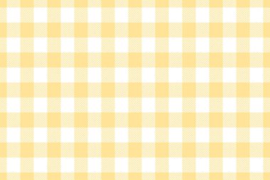 tartan arkaplan kontrol kumaş doku vektörü sarı ve beyaz renkler gingham dikişsiz bez örnekleme