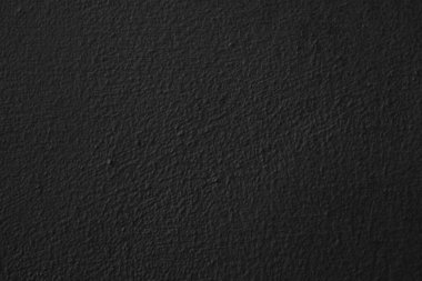 Siyah arkaplan dokusu, tasarım için beton boşluk yüzeyi.