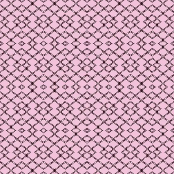 Seamless diamond-shaped design on a pink backdrop. Diamond-shaped seamless pattern on a pink background.